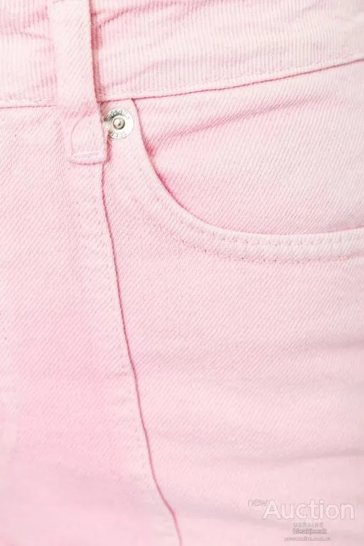 Джинсовые шорты, цвет розовый, 214R245 Де купити