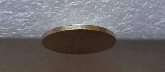 (3620) 1 гривня 2005 викрошка у букві "Г" слова "ГРИВНЯ" на гурті (1 гривна 2005 брак) Продаж