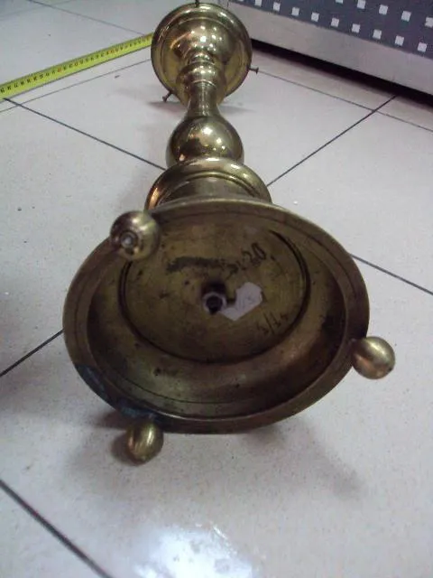 Подсвечник большой латунь высота 50 см (№103) №11353 Де купити