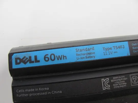 4083 акумулятор DELL  T54FJ 11.1V 60WH  (Нетестовані! Розпродаж залишків!) НІМЕЧЧИНА Продаж