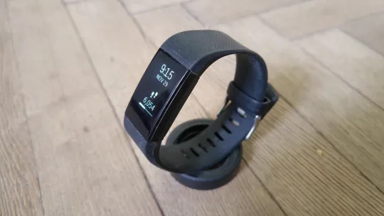 Фитнес-браслет Fitbit Charge 2 Fitness Activity Tracker Large Black Продаж