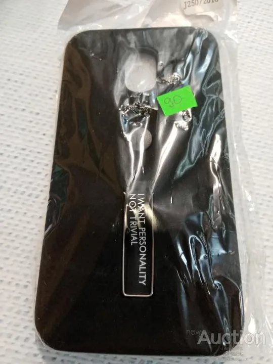 Чехол бампер для Samsung J250 силикон черный Ціна