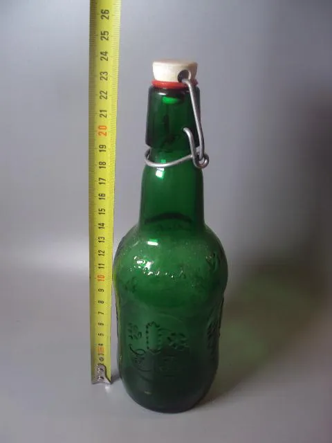 бутылка пивная J B колос grolsch с фарфоровой пробкой высота 24 см (№ 1002) З аукціону