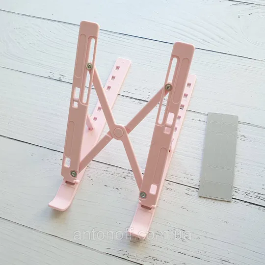 Універсальна підставка для планшета ноутбука ел. книги [7&quot;-15.6&quot;] Рожевий Ціна