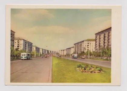 фото, МОСКВА - ЛЕНИНСКИЙ ПРОСПЕКТ = 1962 г. = ШАГИН = чистая #