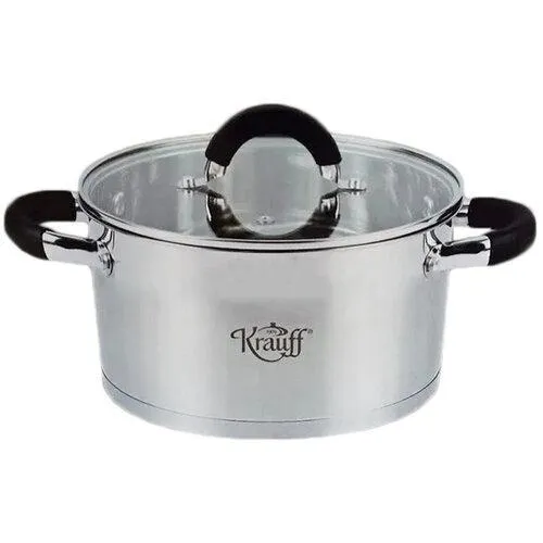 Кастрюля со стеклянной крышкой Krauff 26-242-046 1.8 л 16 см Ціна