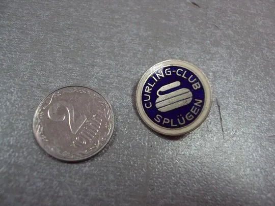 знак керлинг cc curling club splügen №2876 Ціна