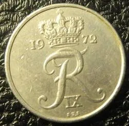 10 оре 1972 Данія Ціна