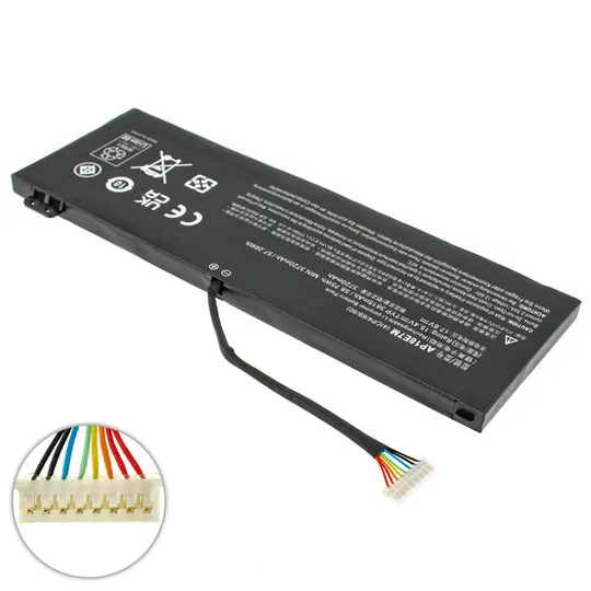 Купити Батарея для ноутбука ACER AP18E7M (Aspire: A715-74G, AN515-54, CN517-71, PT315-51, PT317-53  series) 15.4V 3815mAh 58.75Wh, Black