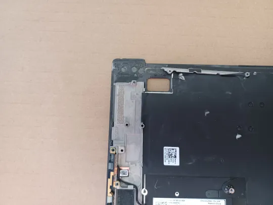 номер1051-4 корпус кришка 0G6RGD AQ2SH000111 з клавіатурою 0M5T8J PK132SH2A17   для Dell XPS 15 9500 9510 PRECISION 5550 5560 Палмрест корпус топкейс Верхня панель палмрест cover-C оригінал в Україні