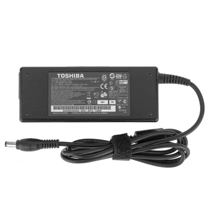 фото, Блок живлення для ноутбука TOSHIBA 19V, 4.74A, 90W, 5.5*2.5мм, прямий роз'єм, black, RECTANGULAR