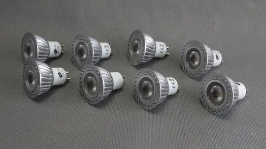 10шт. LED Ламп светодиодных SENCYS алюминиевый радиатор 220V GU10 3W 285Lm 4000K 60º Де купити