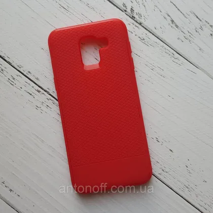 фото, Чохол Samsung J600F Galaxy J6 2018 для телефона силіконовий Red