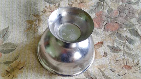 Купити Креманка металева на ніжці нержавіюча сталь Вживане