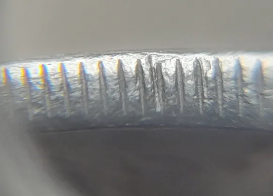 (6350) 5 копійок 1992 брак гуртильного кільця на 05 год. (5 копеек 1992 брак гуртильного кольца) Де купити