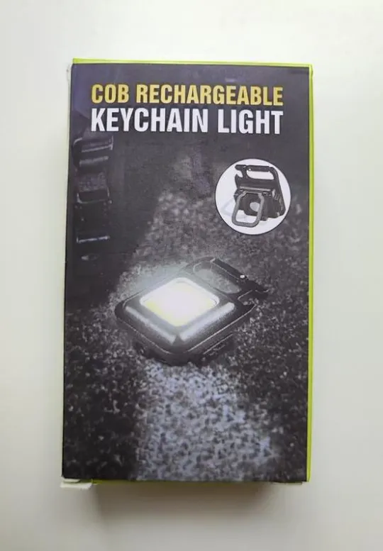 Ліхтарик акумуляторний кишеньковий із магнітом і карабіном Недорого