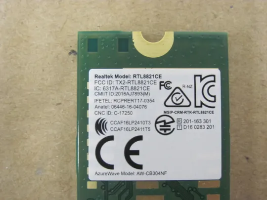 номер0219-2 WI-FI модуль  AW-CB304NF RTL8821CE  для ASUS K541 X541 X540 R540  R541 x543 X543U оригінал З аукціону