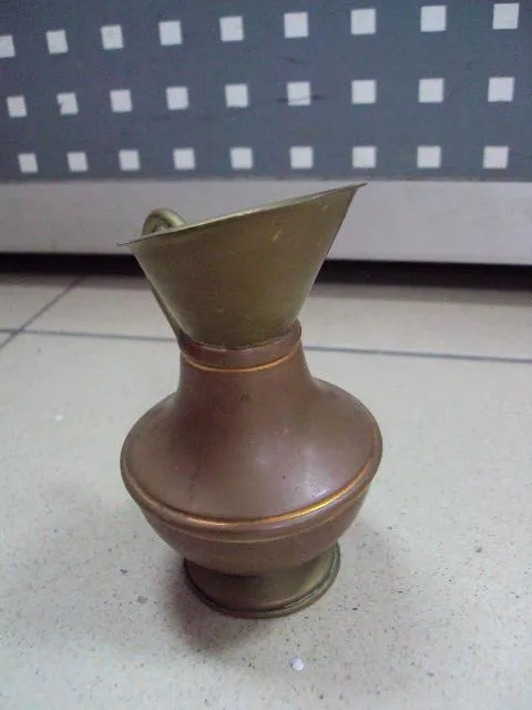 Кувшин глечик миниатюра латунь медь высота 11,5 см, диаметр 5,5 см №11462 Де купити