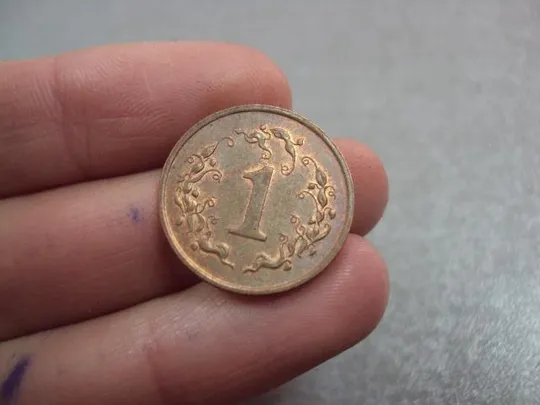 монета зимбабве 1 цент 1995 №8332 З аукціону