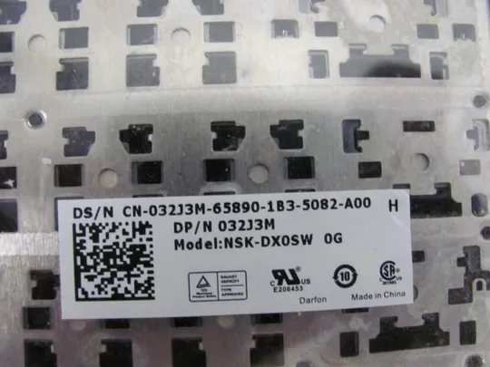 №283-10 клавіатура робоча 029K02 032J3M для DELL Vostro 3350 V3350 оригінал Де купити