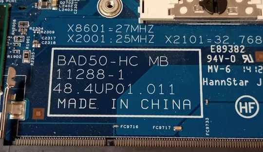 Материнська плата з ноутбука ACER TravelMate P653 48.4UP01.011 (пошкоджена) З аукціону