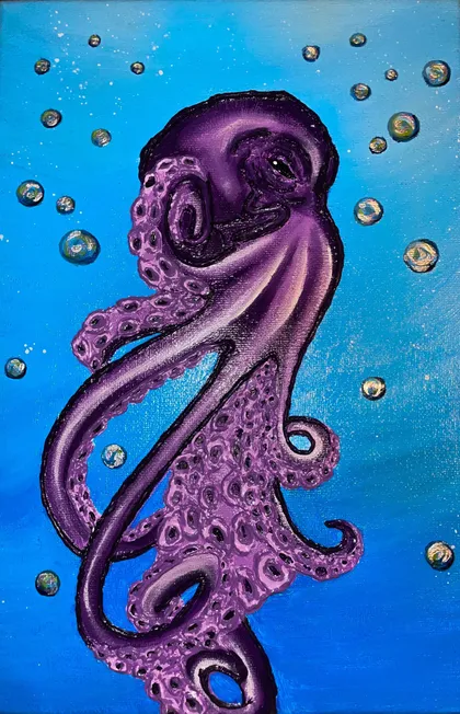 фото, Картина «Одинак під поверхнею»