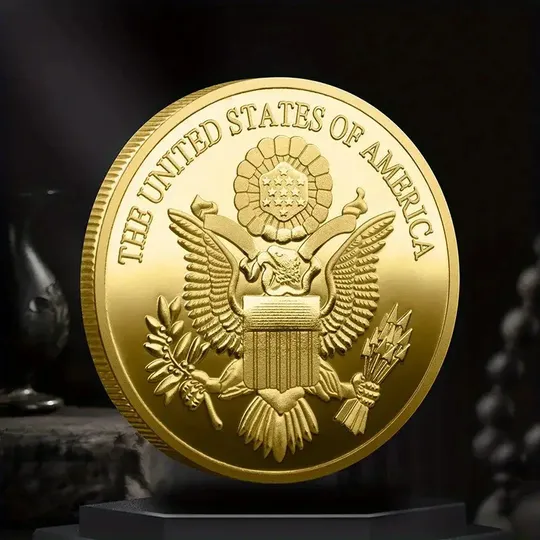 Сувенірна монета:   " Новий порядок віків ". З аукціону