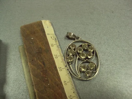 Купити кулон подвеска цветочек цветок серебро 5,47 г