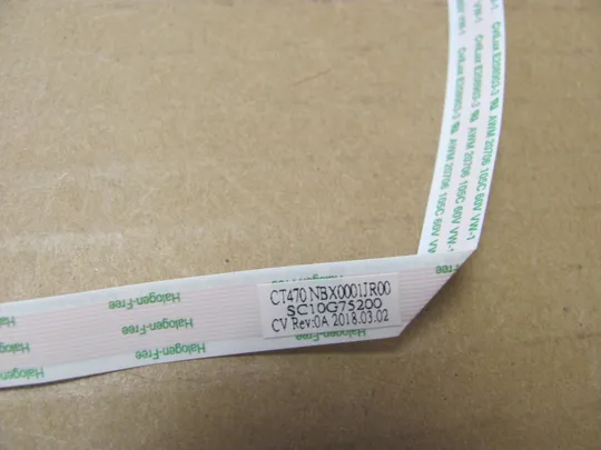 номер1034-9 шлейф для тачпаду touchpad  NBX0001LQ00 NBX0001JR00  для Lenovo ThinkPad T470 T480 P51S T580 P52S оригінал Продаж