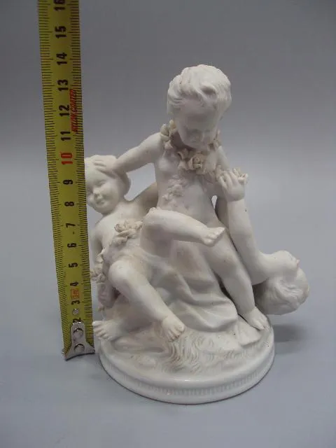 Купити Фигура фарфор Германия unterweissbach путти дети мальчики играют бьются 13,5 см под реставрацию №115