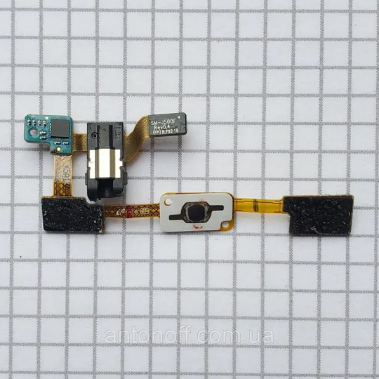 Шлейф Samsung J500H Galaxy J5 (2015) з кнопкою меню Home для телефона оригінал Ціна