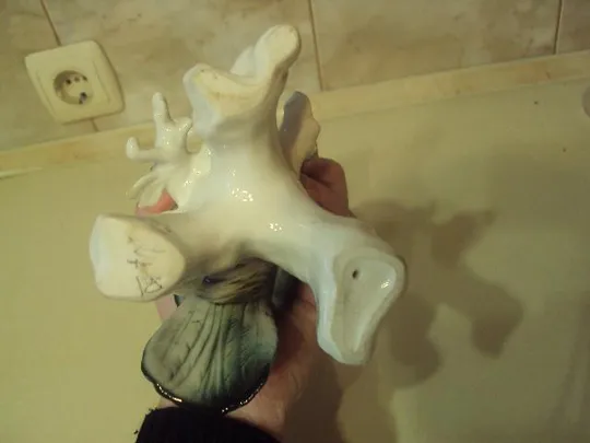 Фигура фарфор статуэтка Германия Karl Ens птица удод Карл Энс или Энц высота 26,3 см (скол) Де купити