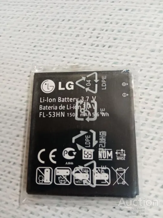 Аккумулятор (оригинал 100%) для LG P990 (BL-53HN) новый З аукціону