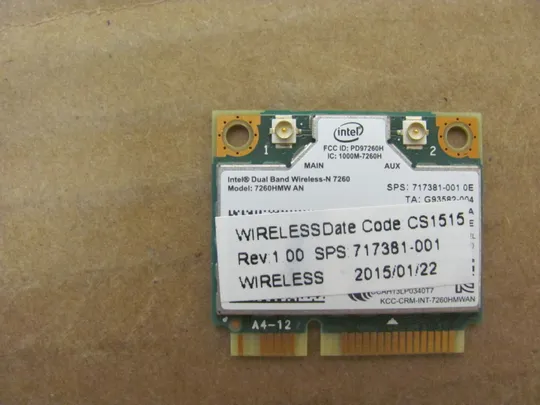 номер0927-12 WI-FI модуль алаптер 7260hmw an  717381-001 для HP EliteBook 840 740 745 G1 G2 ZBOOK 14 G2 оригінал Де купити