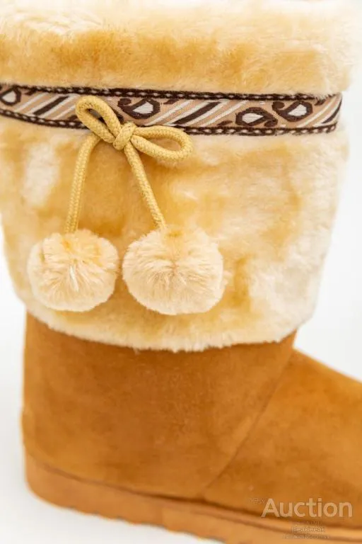 Угги женские, цвет бежевый, 131R152626 Інтернет-аукціон