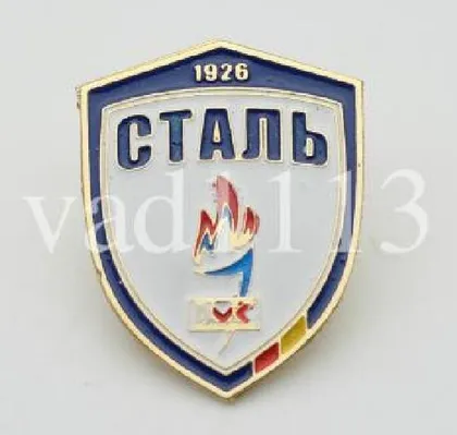 фото, Футбол серия больших значков 32 мм клубы Украины -  ФК Сталь Каменское Днепропетровская область