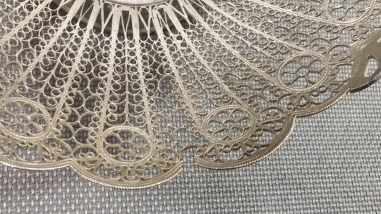 Скань ваза корзинка мельхиор советский БУ с дефектом Де купити