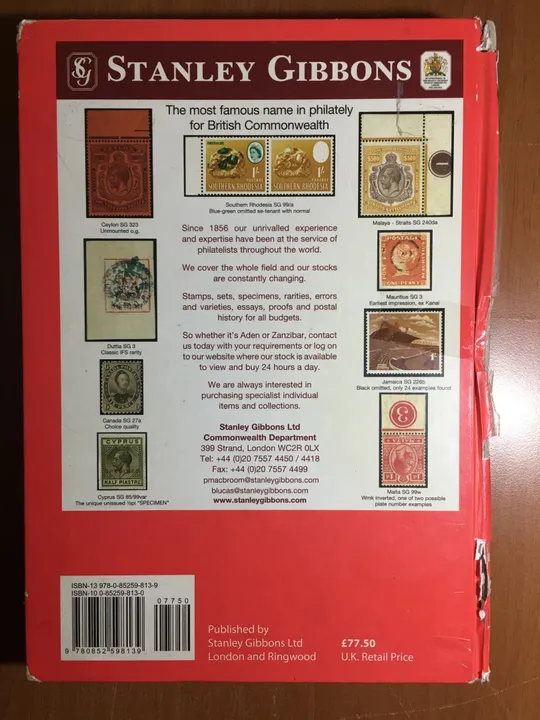 Купити Каталог марок Стенлі Гіббонса &quot;Марки Співдружності і Британської імперії 1840-1970&quot;, 2012 рік