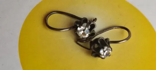 Серьги серебро 925 СССР, звезда, интересные dv952 З аукціону