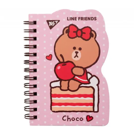 Блокнот YES Line Friends Choco 151808 60 листов Ціна