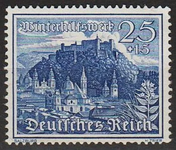 фото, 1939 - Рейх - Зимова допомога - Зальцбург 25 Mi.737 (*)