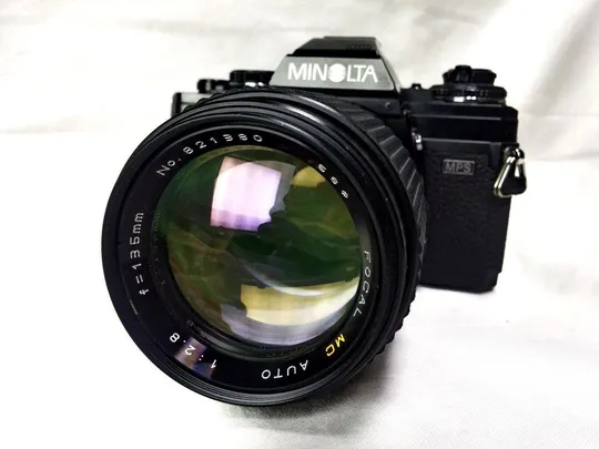 Об&#039;єктив портретний на Minolta MD FOCAL MC Auto 1:2.8 f=135 Macro Ф58mm Вживане Ціна