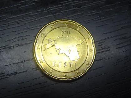 фото, 20 євроцентів 2011 Естонія UNC