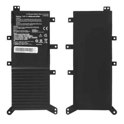 фото, Батарея для ноутбука ASUS C21N1408 (VivoBook: V555L, MX555) 7.4V 4650mAh 34Wh Black