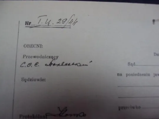 Купити Протокол 1944 год оккупация