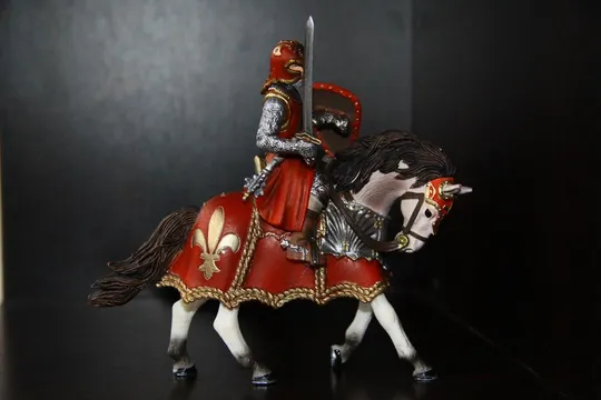 Купити рыцарь на коне с мечем SCHLEICH 90-100мм ФРГ