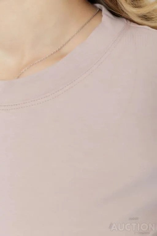 Футболка женская, цвет пудровый, 102R189 Продаж