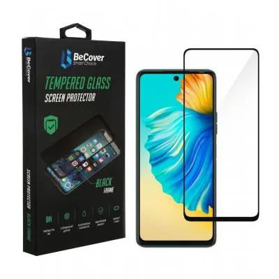 Стекло защитное BeCover Tecno Camon 18 / Camon 18P / Spark 8 Pro Black (707326) Ціна