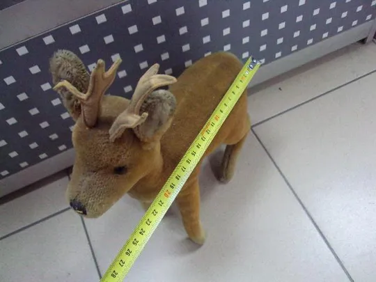 Детская игрушка флок олень олененок высота 36-36,5 см №11001 З аукціону