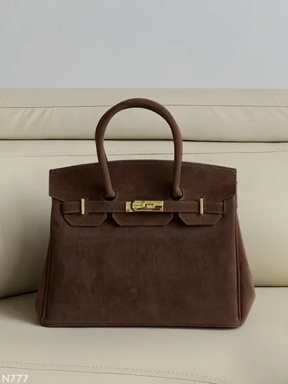 фото, Сумка в стилі Hermes in Suede